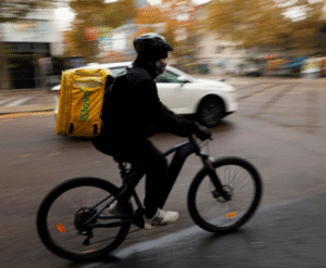 Rider in città