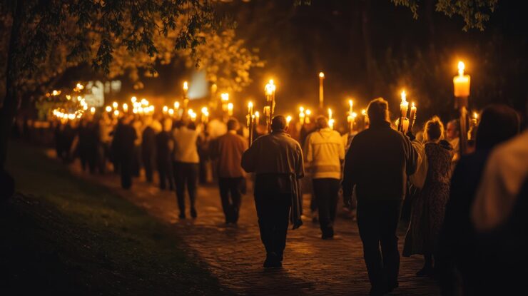  Una fiaccola nel buio, la Lucciolata 2025 illumina il Carso triestino