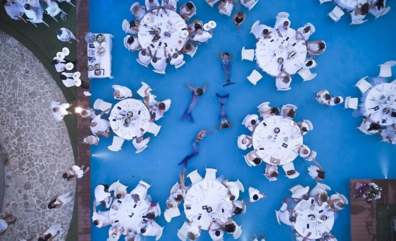  Grande successo a Milano per il White Dinner Water Show