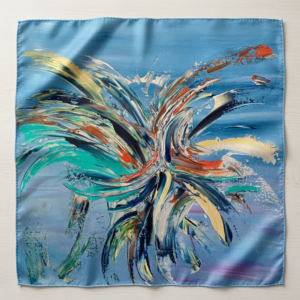 Foulard Talismano ispirato alle opere di Letteria Lilly Russo